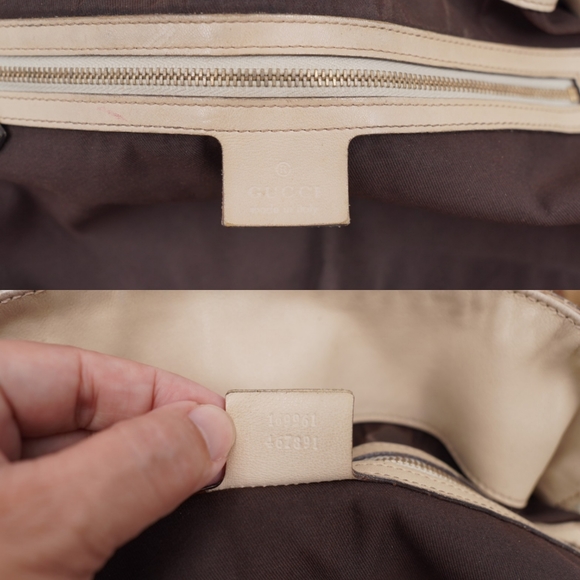 ❌️❌️SOLD❌️❌️P30❤️ Gucci Bamboo Peggy Hobo GG Canvas - Picture 11 of 15